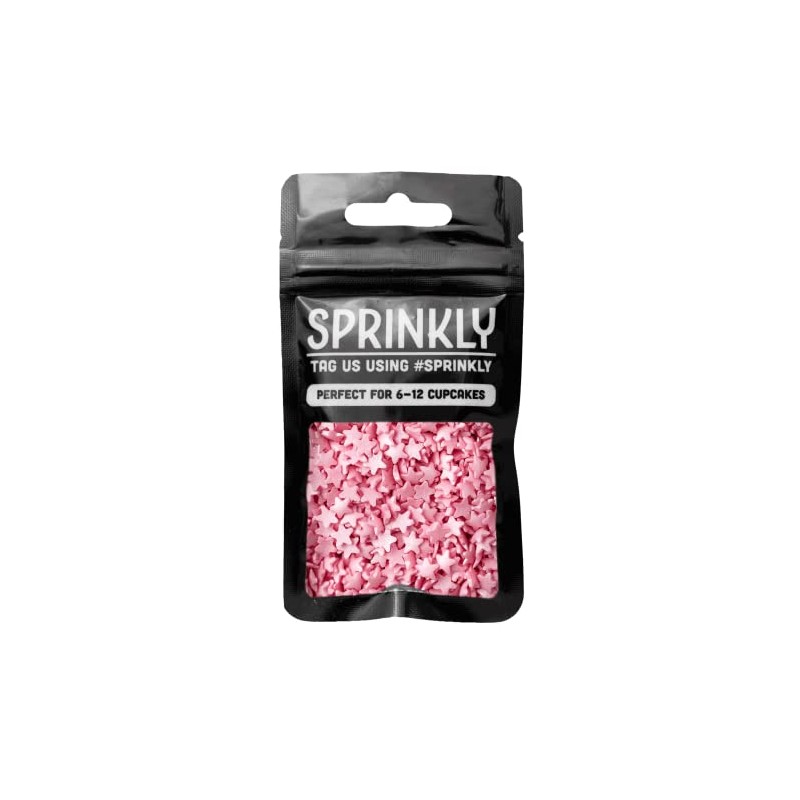 SPRINKLY - Glimmer Stars - Pink - 25g