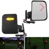 Golf Cart Side Mirrors with Turn Signal Light Golf Cart