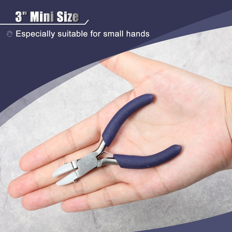 SPEEDWOX Clasp Frame Finishing Pliers, 2 Spare Replacement Parts Included,