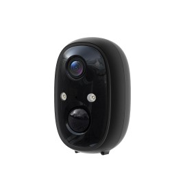 WESECUU 3MP Outdoor Wifi Low Power Battery Camera HD Lens PIR Detection Two-way Audio Smart Home Security CamerasNetwork: Wi-Fi, Resolution: 3MP