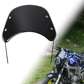 SINLIRU Motorcycle Windshield Front Fly Screen Universal Windscreen