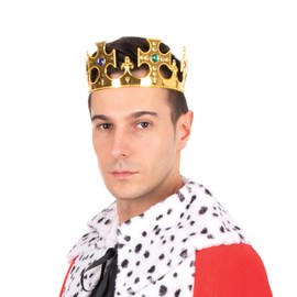 P'tit clown 17160 King Crown Gold and Coloured Stones