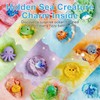 Ocean Theme Bath Bomb Set with Hidden Sea Creature Charms,