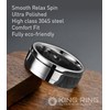 King Ring 8mm Ultra Polished Spinner Ring – Premium Shiny