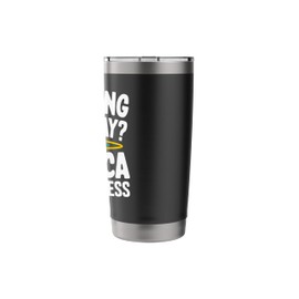 Funny Climbing Cute Alpaca Harness Rock Climber Climbing pun Stainless Steel Insulated Tumbler
