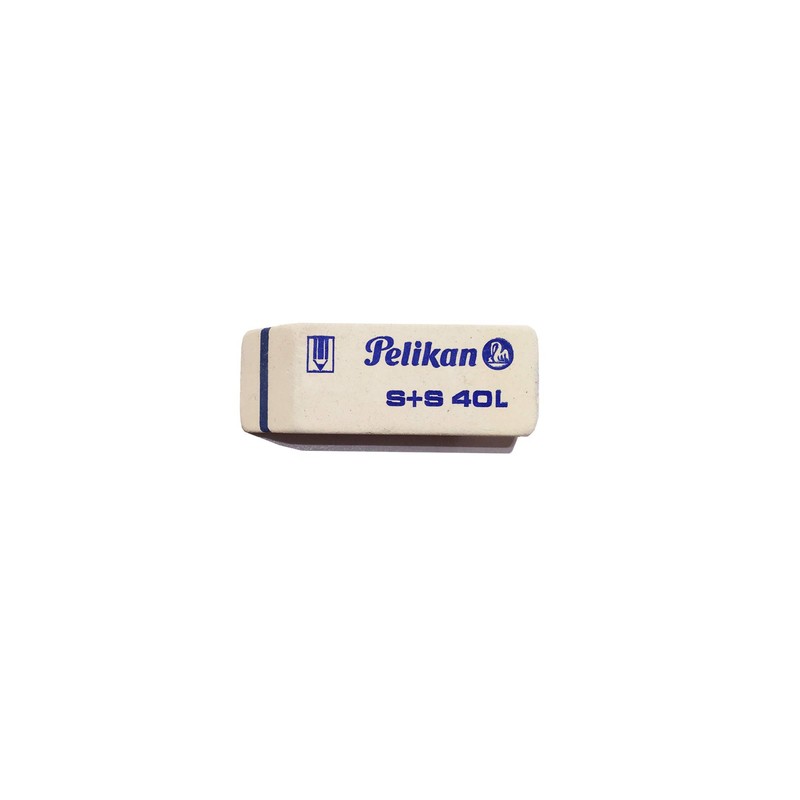 Pelikan Erasers S+S 40, White, Pack of 2, for Charcoal