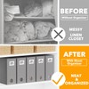 SpaceAid 5 Pack Bed Sheet Organizers and Storage, Foldable Sheet