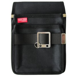 Kozuchi NKC – 02 – BK – B koduti Ltd Waist Bag Series Japanese Pattern Bunk Waist Bag Japanese Pattern Bunk Waist Bag [Front Belted] Black