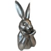 presentis Easter Bunny Decoration Ben 25 cm Silver Antique Silver