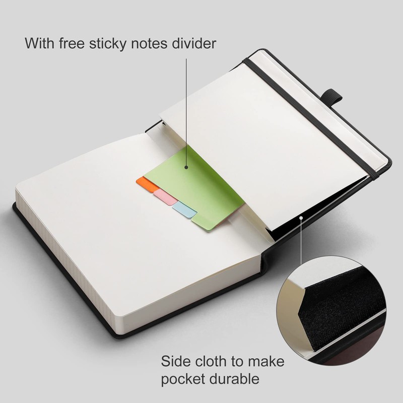 AHGXG Thick Journal Lined Notebook - 320 Numbered Pages Journal