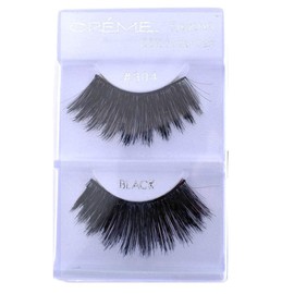 SADACO Crme Eyelashes 24 Pairs 100% Human Hair Natural Look Fluffy Wispy False Eye Lashes Lightweight Extensions Multipack #304