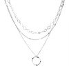 Witwatia Sliver Layered Necklaces for Women, Sterling Silver Dainty Stackable