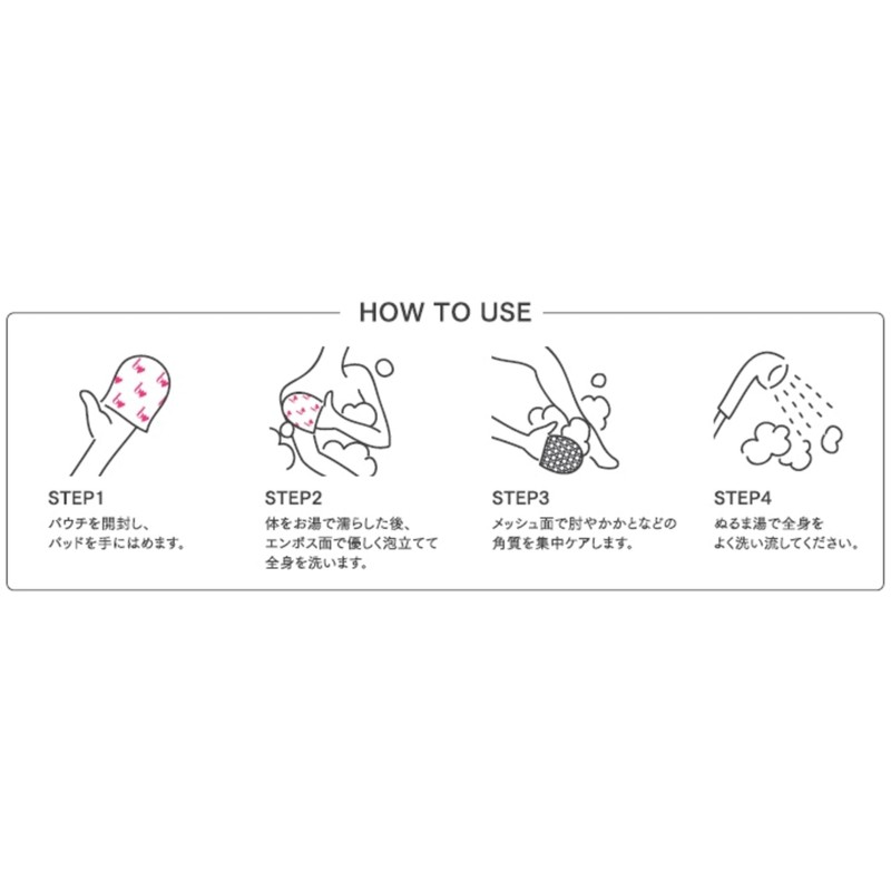 B IDOL Churun Body Pad, Pack of 3 (1.4 oz
