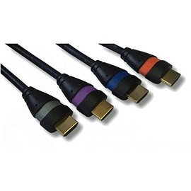 Lineaire HDMI Cable Type A Male black/orange 1m50