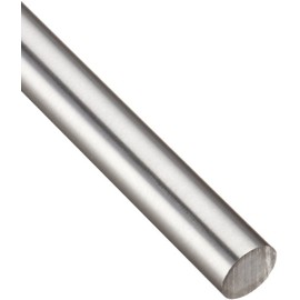 OnlineMetals 440C Stainless Steel Round Bar, Unpolished (Mill) Finish, Annealed/Cold Finished, AMS 5630/AMS QQ-S 763/ASTM A276, 0.625" Diameter, 72" Length