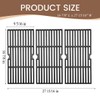 Dongftai CF876C (3-Pack) 16 7/8" Cast Iron Cooking Grid for
