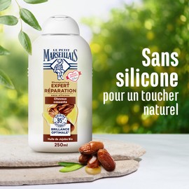 Le Petit Marseillais Jojoba Repair Expert Shampoo 250 ml - Nourishing Care for Damaged Hair - White