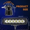 RVZONE Waterproof Led Boat Lights, 18W LED Spreader Lights 1200LM