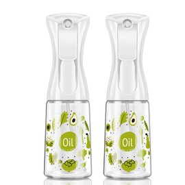 Mistifi oil spray PET bottle 200ml Upgraded Version.Fine Mist Spray Bottle for Air Fryer, Olive Oil, Avocado Oil, Healthy Nonstick Frying, Commercial & Home Kitchen Use　(PS601-200ml 2Pc)