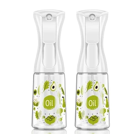 Mistifi oil spray PET bottle 200ml Upgraded Version.Fine Mist Spray Bottle for Air Fryer, Olive Oil, Avocado Oil, Healthy Nonstick Frying, Commercial & Home Kitchen Use　(PS601-200ml 2Pc)
