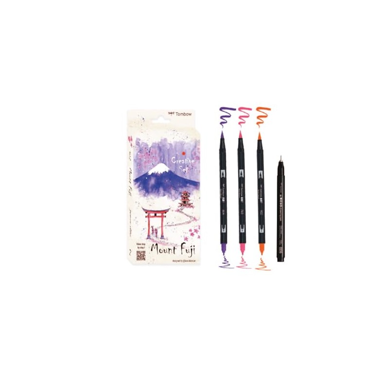 Tombow Creative Set Japan Edition Mount Fuji Set, 3 ABT