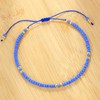 C·QUAN CHI Simple Solid Color Beaded Braided Strand Bracelets Fashion