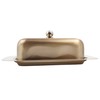 Zoie + Chloe Stainless Steel Butter Dish with Easy to