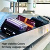 MOLHEM 4 Pcs Luggage Suitcase Straps Set,Thickened Reinforced Heavy Duty
