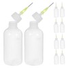 Ipetboom 12 Pcs Glue Dispensing Bottles with Needle Tips Squeeze
