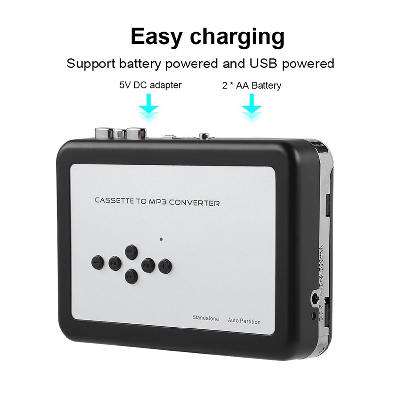 Cassette Player, Cassette Player Cassette to Digital Converter USB Flash