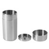 YUMILI Tea Tin Canister, Stainless Steel Tea Canister Home Kitchen
