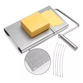 yuhuangcheng Cortador De Queso Rebanador Acero Inoxidable Ajustable