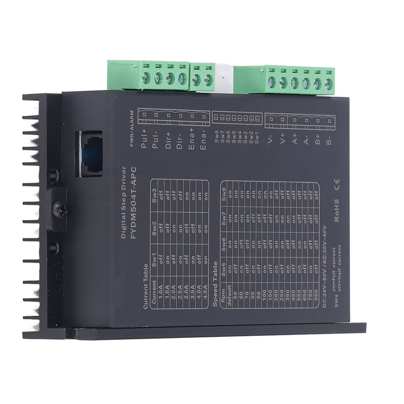 CNC Stepper Motor Driver Adjustable Digital Stepper Controller for 56mm