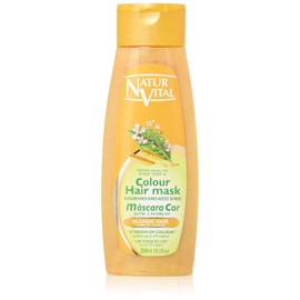 Colouring Hair Mask - Repairs and Colours - 300 Ml/Natural & Organic. (Blonde Hair)
