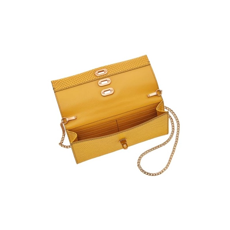 Fossil Penrose Wallet Yellow, yellow, Fashionable