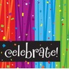 Creative Converting 16-Count Paper Lunch Napkins, Celebrate, Milestone Celebrations, Multicolor,
