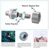 Fogland Misting Nozzles for Cooling System:35pcs Clogging-Prevent Cleanable Stainless Steel