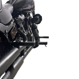 Passenger Footpegs Crash Bar Support Portection Fit for Harley Softail Street Bob FXBB, Low Rider FXLR, Heritage Classic 2018 2019 2020 2021 2022 2023 2024 2025