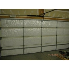 US Energy Products NASATech Reflective 2 Car White Poly-Foam Garage Door Insulation Kit 16Lx8H R8