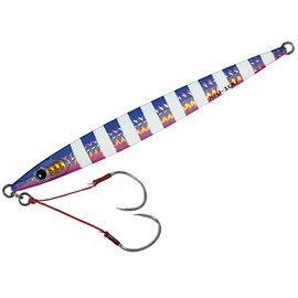 Major Craft Cross Ride Jig, Heavy Metal, 1.4 oz (40 g), XRJ-40#9 Zebra Blue Pink