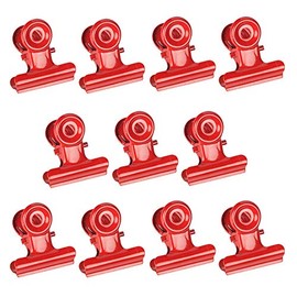 JAM Paper - Clips de bulldog, Rojo, Small (22mm)