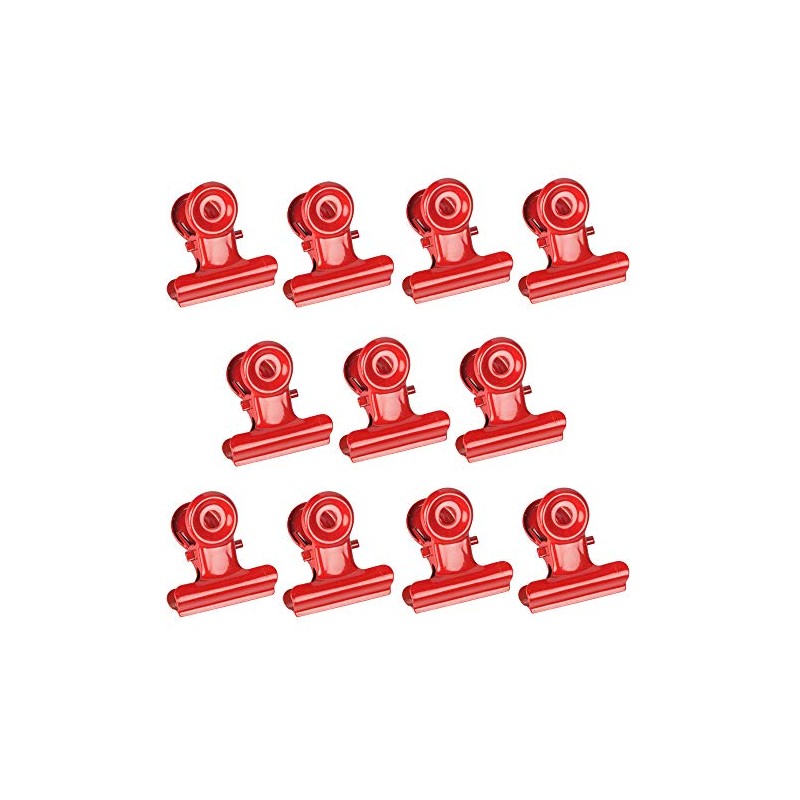 JAM Paper - Clips de bulldog, Rojo, Small (22mm)