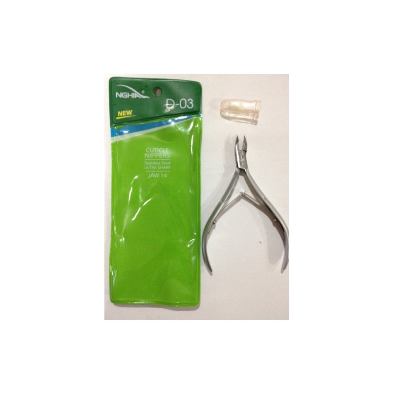 Nghia Stainless Steel Cuticle Nipper C-04 (Previously D-03) Jaw 14