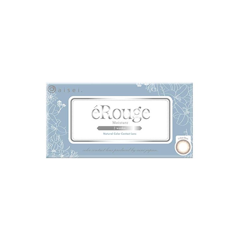 eRouge エルージュ 2ウィーク 【カラー】 アーバンブラン 【PWR】-1.00 6枚入 1箱