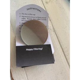 For Aeropress Reusable Stainless Disk Coffee Filter for Aeropress Coffee Espresso Makers