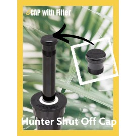 Hunter Industries 2X Hunter Pro Spray Shut Off Cap Replace Nozzle - Sprinkler Head Nozzle Cap