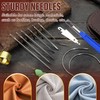 KAQRHFT Repair Sewing Kit, Upholstery Needle and Thread Kit with