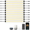 LABOREDUCER Under Cabinet Lights Plug in 10 Pack,11inch Ultra Thin