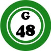 G 48 G48 Bingo Ball - 3 Pack Circle Stickers