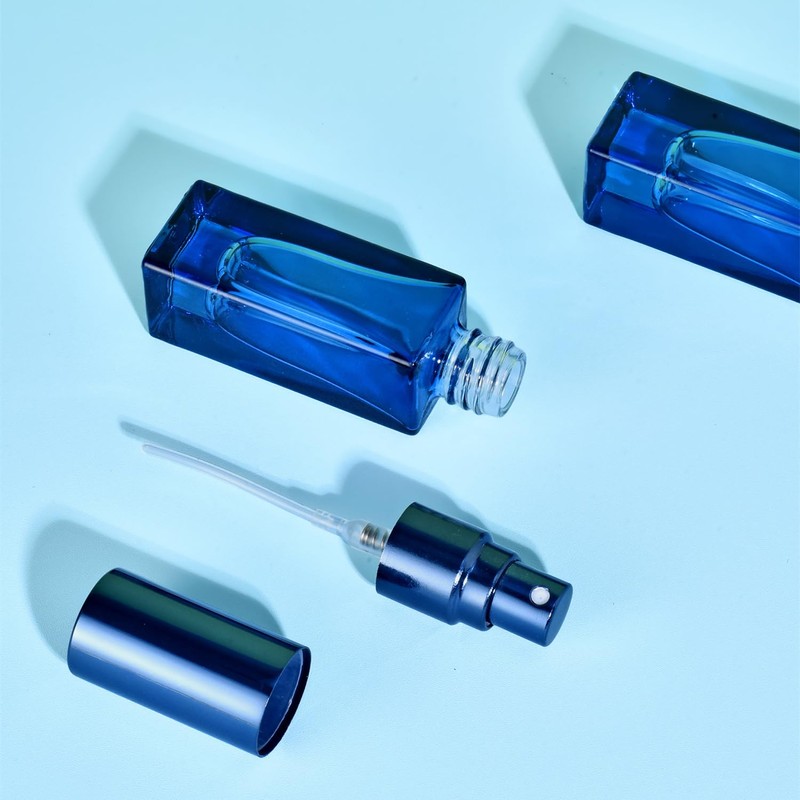 Yikimyfo Glass Refillable Perfume Bottle, 3 Pcs 9ML/0.3oz Travel Perfume